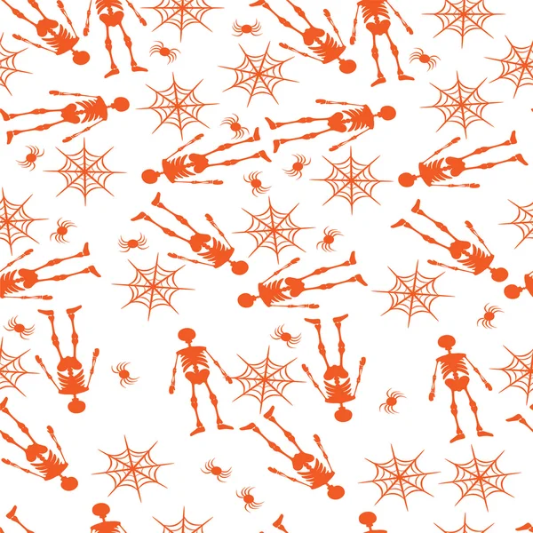 Skeleton spiders seamless — Stock Illustration Skeleton spiders seamless Royalty Free Stock Vectors