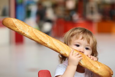 Fransız ekmeği çocukla