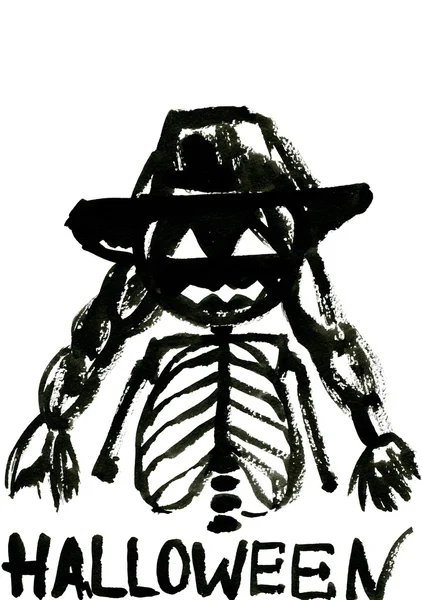 Blakc halloween symbol — Zdjęcie stockowe