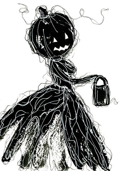 Black halloween symbol — Stok fotoğraf