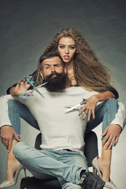 Genç çekici çift