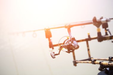 Pod with fishing rods