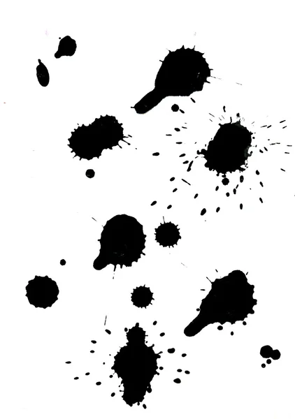 Abstract blots and blobs — Stock fotografie