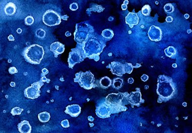 Soyut sorunsuz suluboya