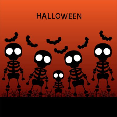 Many skeletons cover