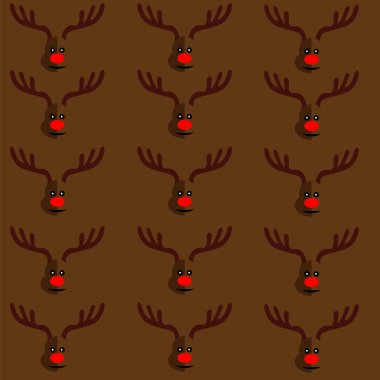 Many seamless deers
