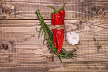 Group of vegetables condiments