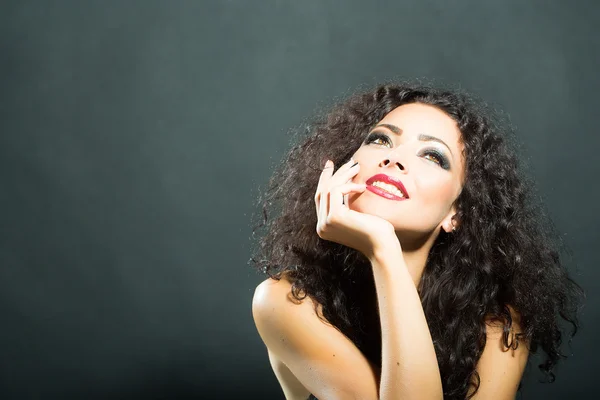 Feliz mujer sonriente — Foto de Stock