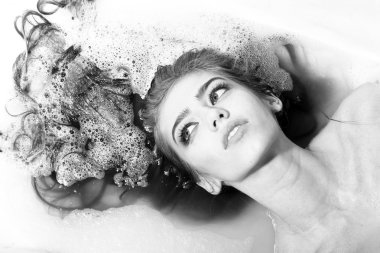 Çapkın kadın banyo