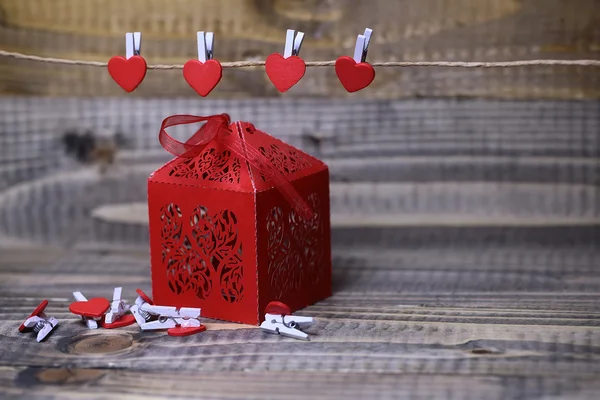 Decoraciones de papel de San Valentín — Foto de Stock