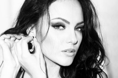 şehvetli kadın portresi