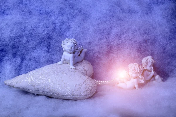 Small angel figurines — Stock Photo, Image