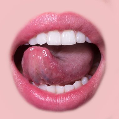 Female white teeth