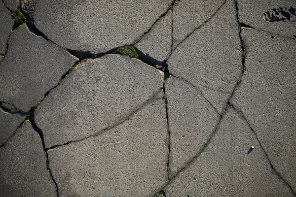 Defected asphalt surface — Stock Photo, Image