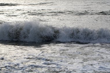 Dalgalar deniz karanlık gün