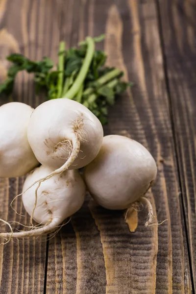 Bunch of turnips daikon — Stockfoto