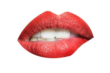 kadın seksi dudaklar