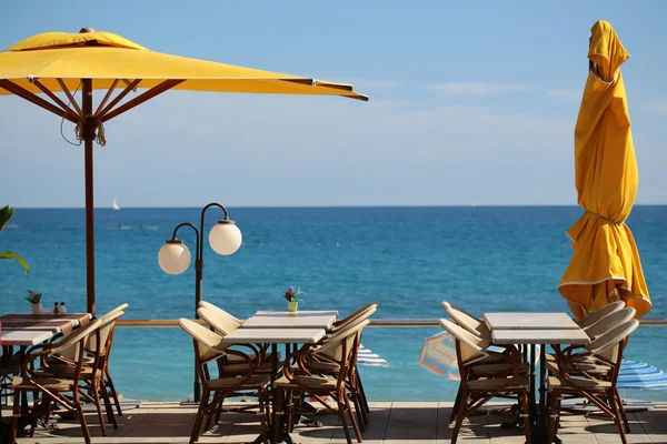 Café de playa de mar — Foto de Stock