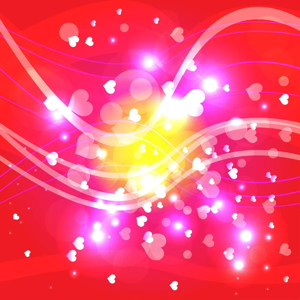 Colorful valentine day backdrop — Stockvector