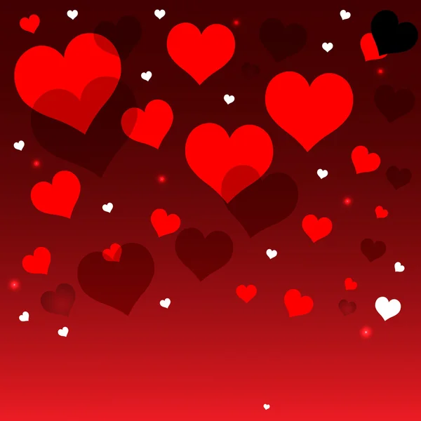 Red valentine backdrop — Stockvector