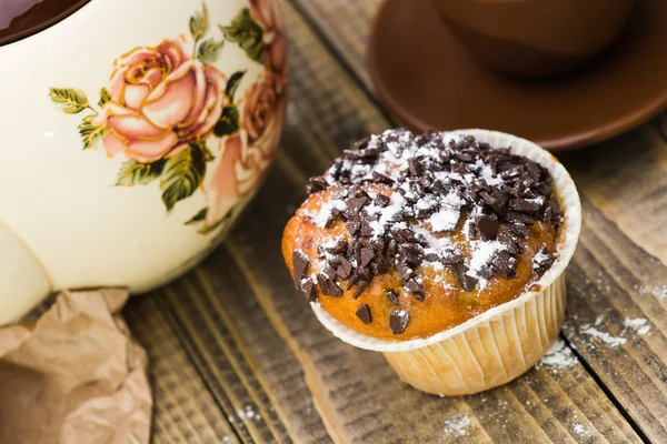 Délicieux cupcake frais cuit au four — Photo