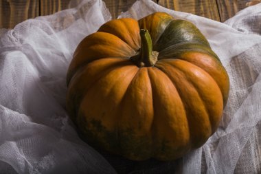 Kabak hava kumaş üzerine 