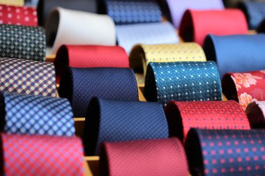 Collection of neckties for sale clipart