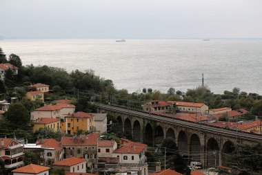 Amalfi muhteşem şehir manzarası