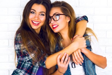 two pretty teen girlfriends