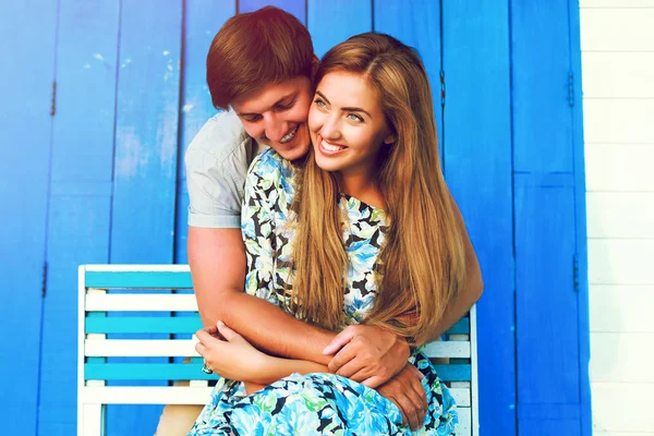 Couple in love having fun outdoor — Stock Photo, Image