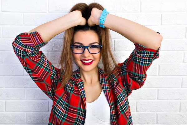 Young stylish sexy woman — Stock Photo, Image