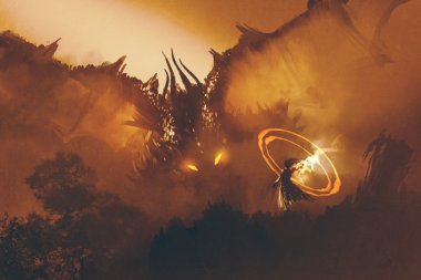 Arama Dragon, dijital boyama