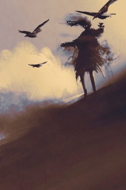 ghost of desert,illustration