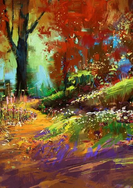 Autumn colorful forest — Stock Image Autumn colorful forest Royalty Free Stock Images