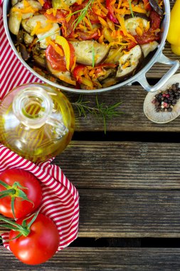 Komposto yaz sebze ratatouille stili