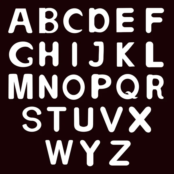 Conjunto de alfabetos. Ilustración vectorial de letras del alfabeto . — Vector de stock