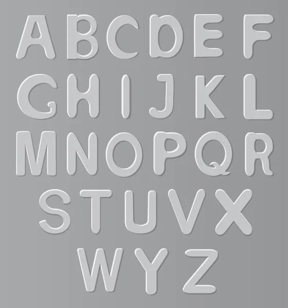 Conjunto de alfabetos. Ilustración vectorial de letras del alfabeto . — Vector de stock