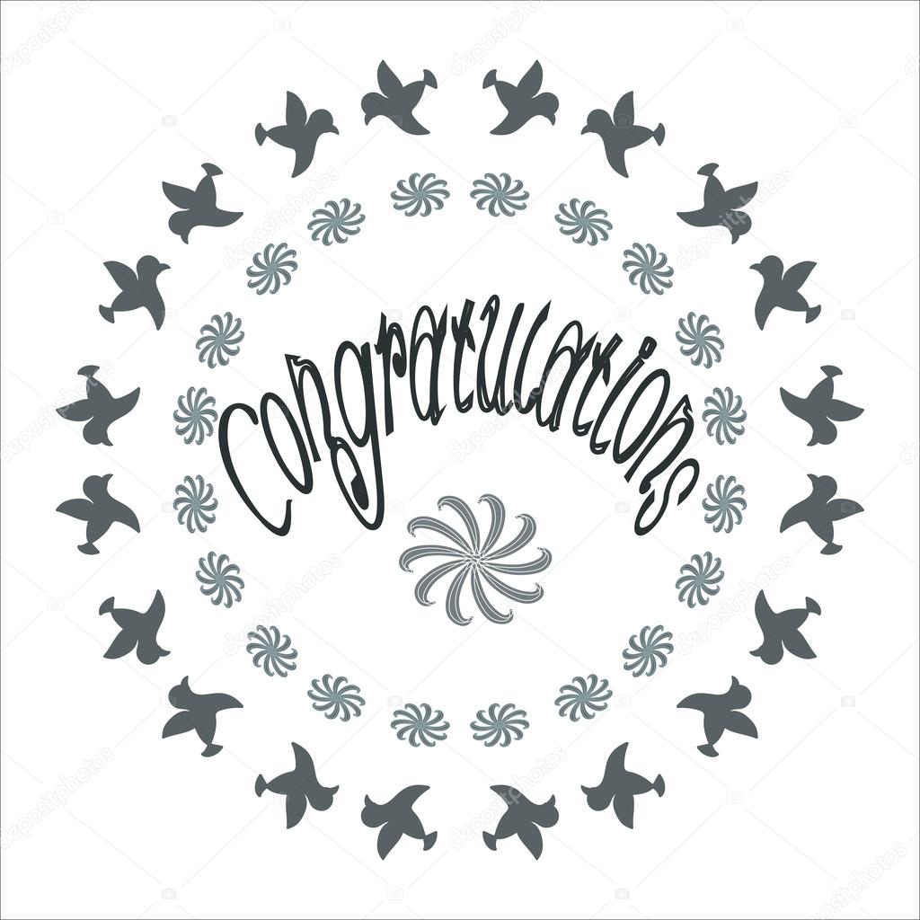 Congratulation On Greeting Card Text Congratulation Background With Birds Premium Vector In Adobe Illustrator Ai Ai Format Encapsulated Postscript Eps Eps Format Congratulation On Greeting Card Text Congratulation Background With Birds Premium Vector In Adobe Illustrator Ai Ai Format Encapsulated Postscript Eps Eps Format