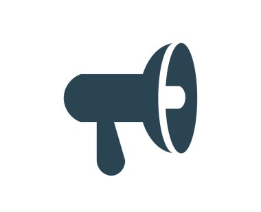 Vektör illüstrasyon, logo, boynuz uyarı simgesi. uzaktan kontrol.