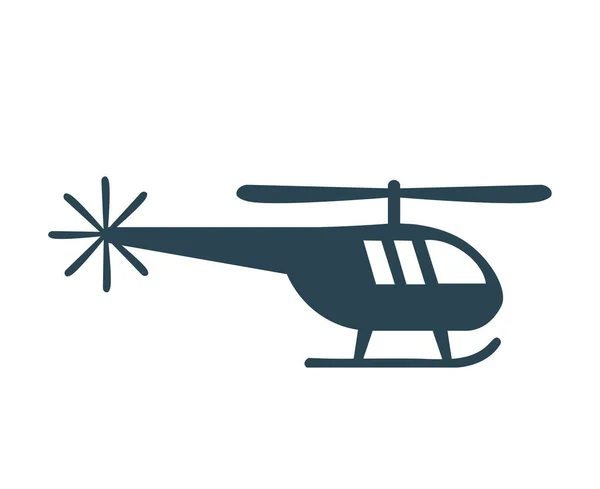 Vektör çizimi, logo, helikopter ikonu. Havacılık.