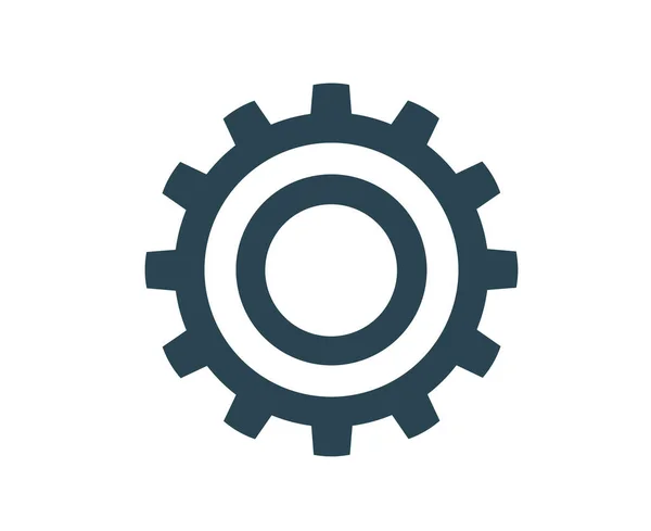 Vektorabbildung Logo Getriebesymbol Einstellungen Und Wartung — Stockvektor