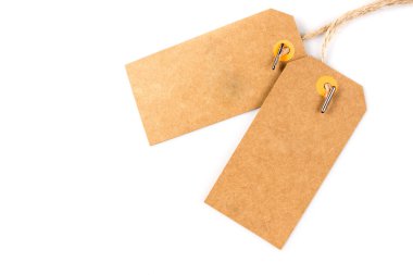 Beyaz bir arka plan üzerinde fiyat etiketi