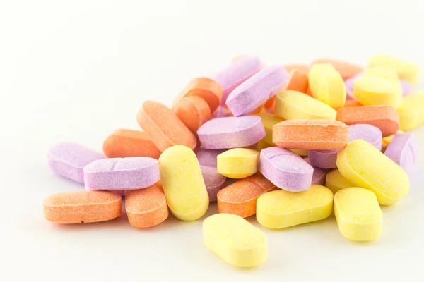 Beyaz renkli antibiyotik Tablet
