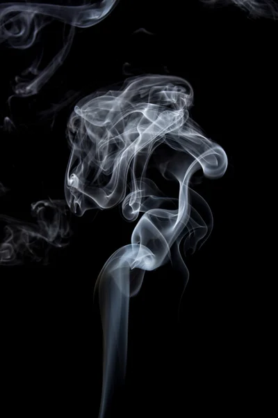 Abstract of smoke dance on a black background. — Stock Photo, Image