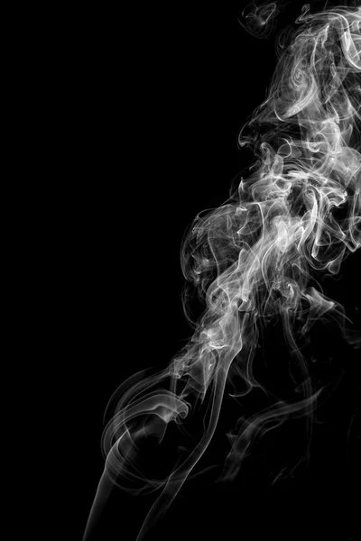 Abstract of smoke dance on a black background. — Stock Photo, Image