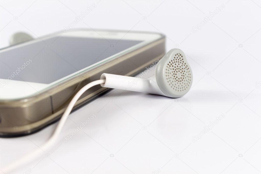 close up phone headsets with mobile phone