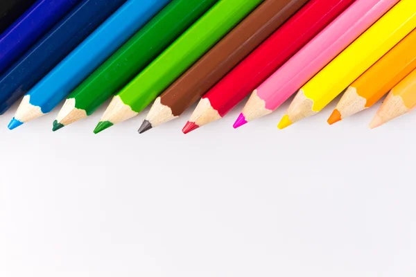 Crayon for children on whiteboard — Stok fotoğraf