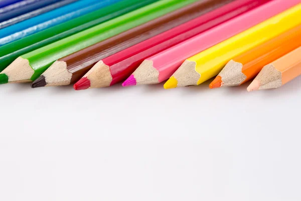 Crayon for children on whiteboard — Stok fotoğraf