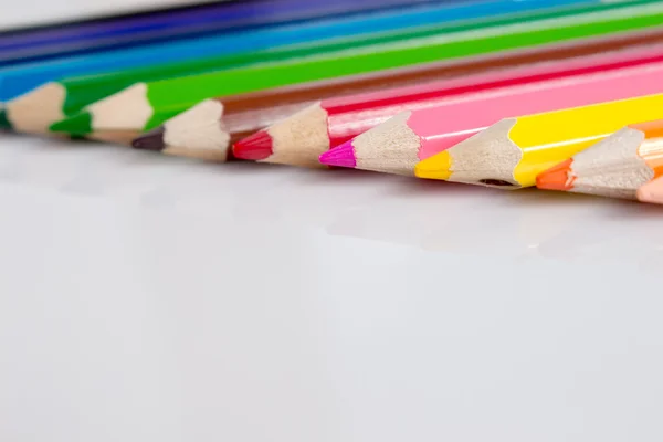 Crayon for children on whiteboard — Stok fotoğraf