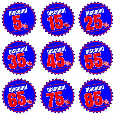 Satış indirim simgeler.